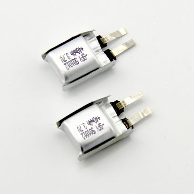 スマートなリングのための超小さく小さい40Mah再充電可能なLipo電池3.7V
